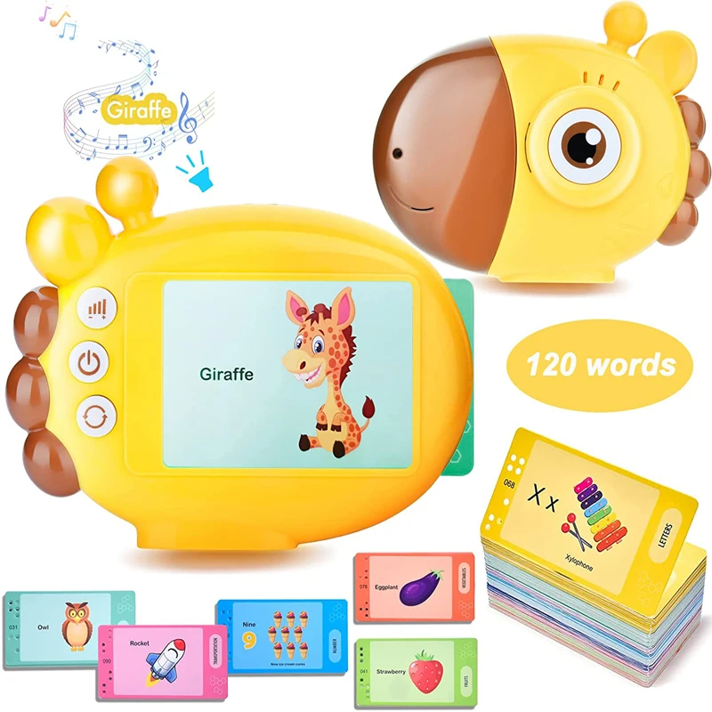 Giraffe Flash Card Reader Sigh - Kids Education Words ulasan dan harga