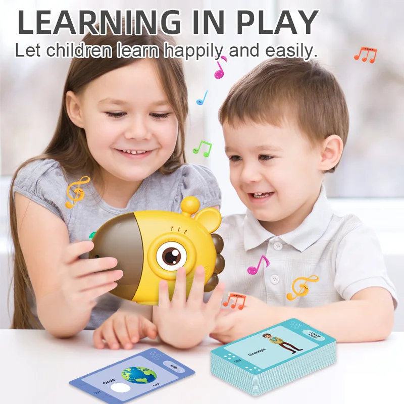 Giraffe Flash Card Reader Sigh - Kids Education Words ulasan dan harga