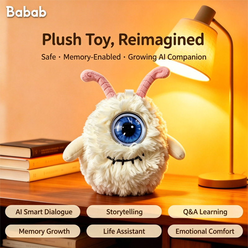 One-eyed Monster AI Plush Toy  - Kids Education Company ulasan dan harga