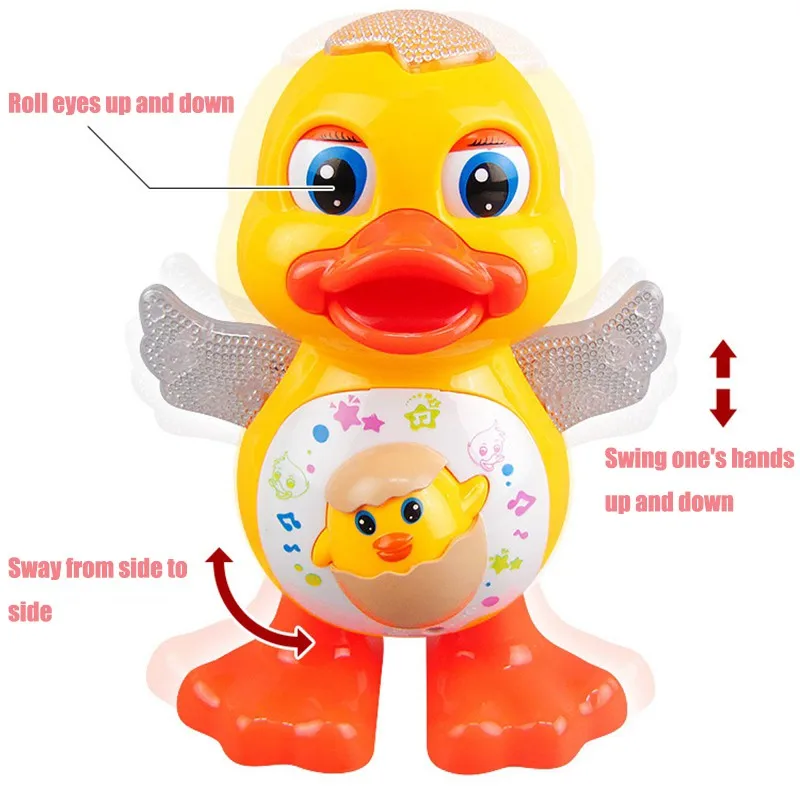 Electric Dancing Duck Toy Inte - Kids Education Yes ulasan dan harga