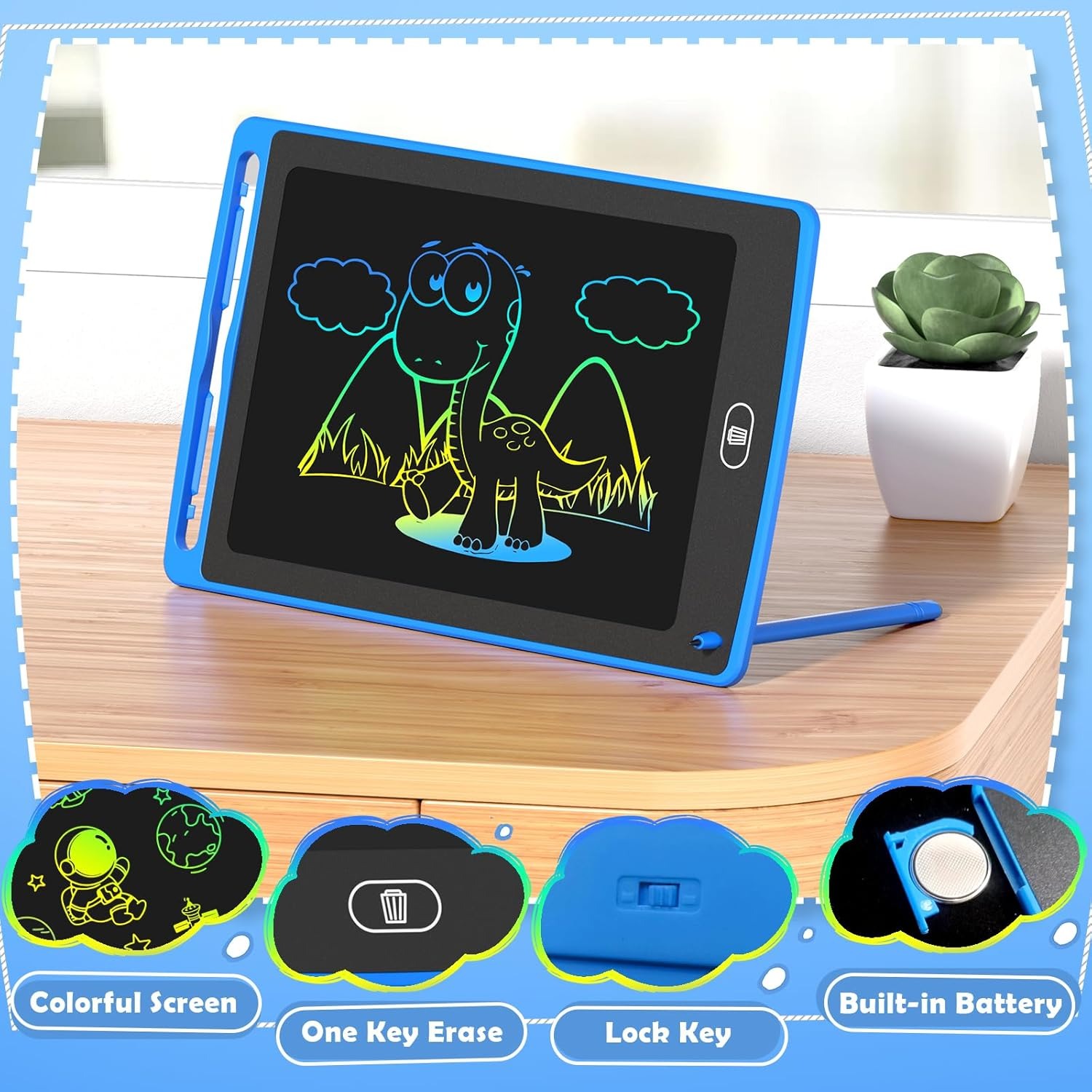 Pack LCD Writing Tablet for Ki - Kids Education Yes ulasan dan harga