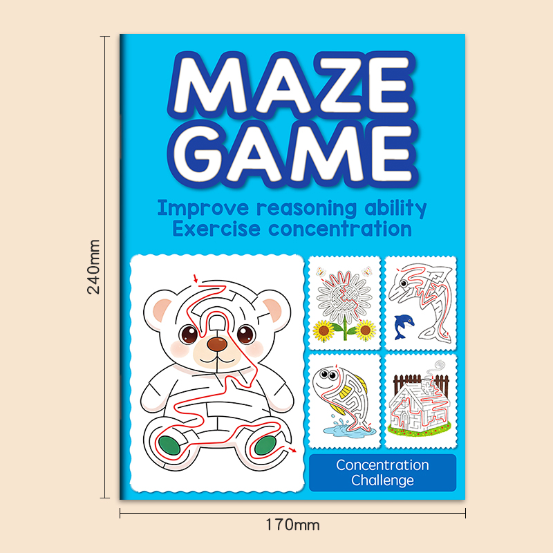 Maze Fun Drawing Book for Kids - Education Kids Definition ulasan dan harga
