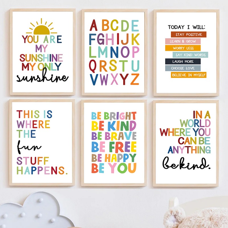 English Education Poster Alpha - Kids Education Yes ulasan dan harga